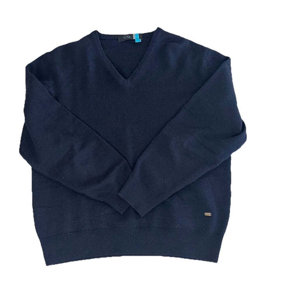 Carlos Nieto Wool Blend Men’s Blue Pullover Size L